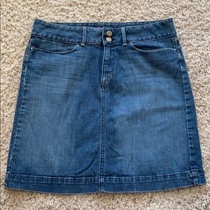 Banana republic jean skirt